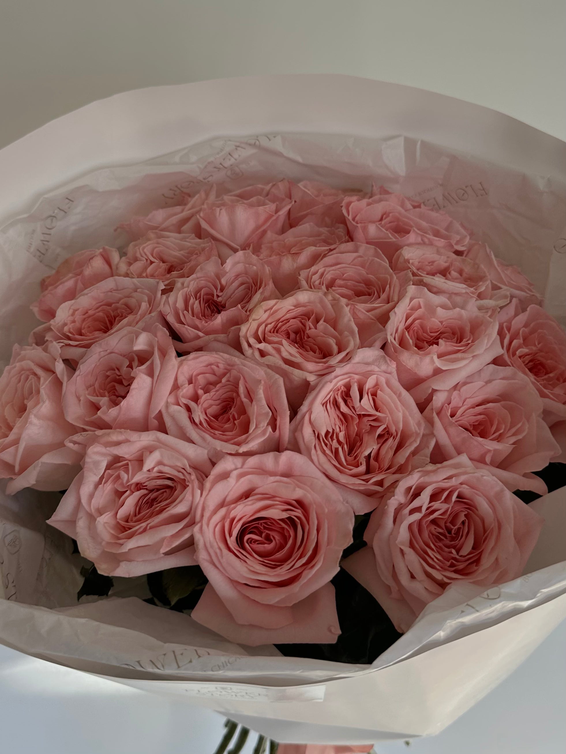 Mono bouquet of 25 Pink Roses