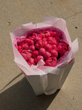 Mono bouquet of 30 pink peonies