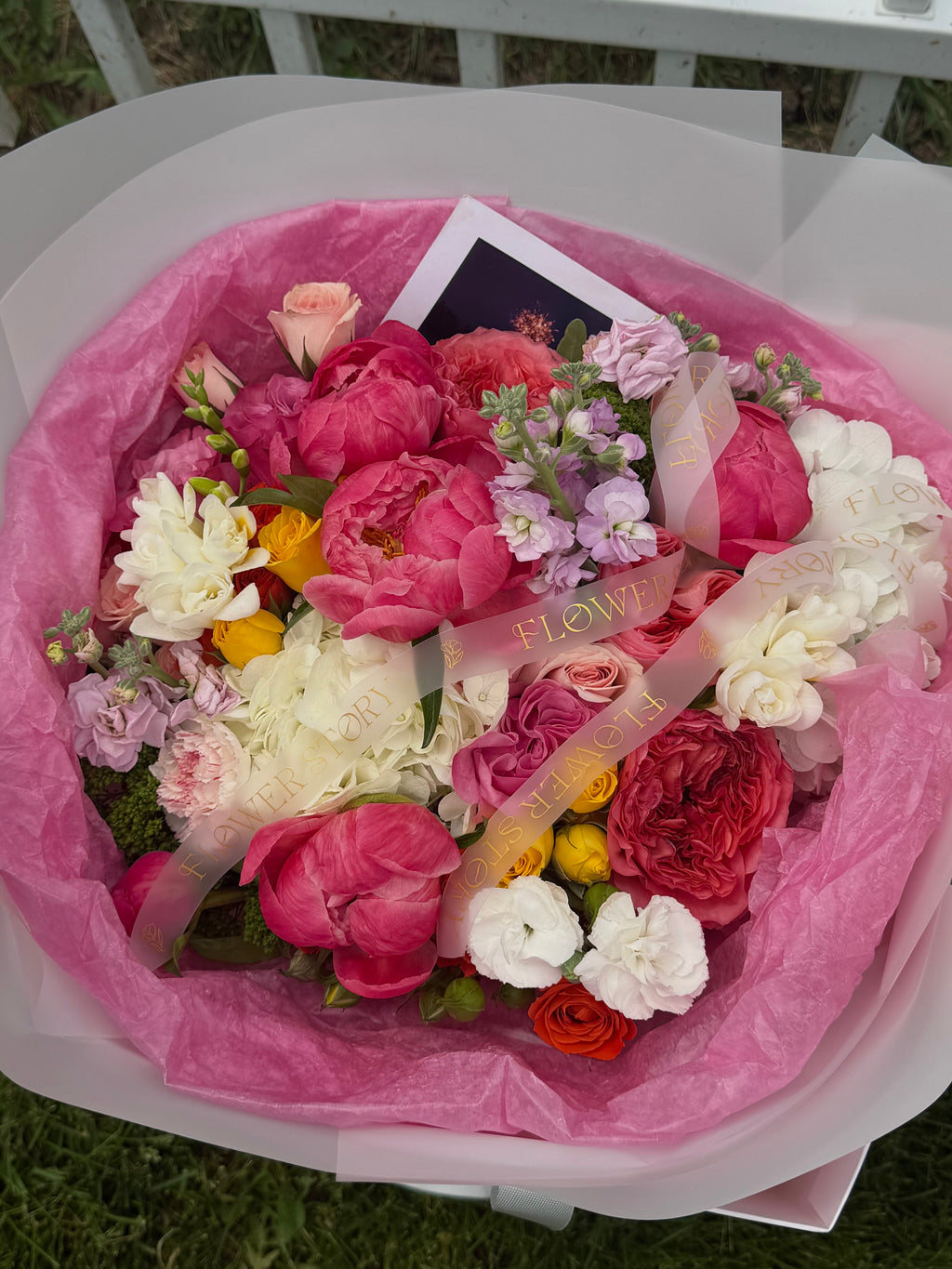 Mixed bouquet "Summer Blush"