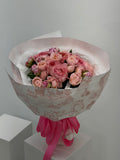 Pink peonies & roses