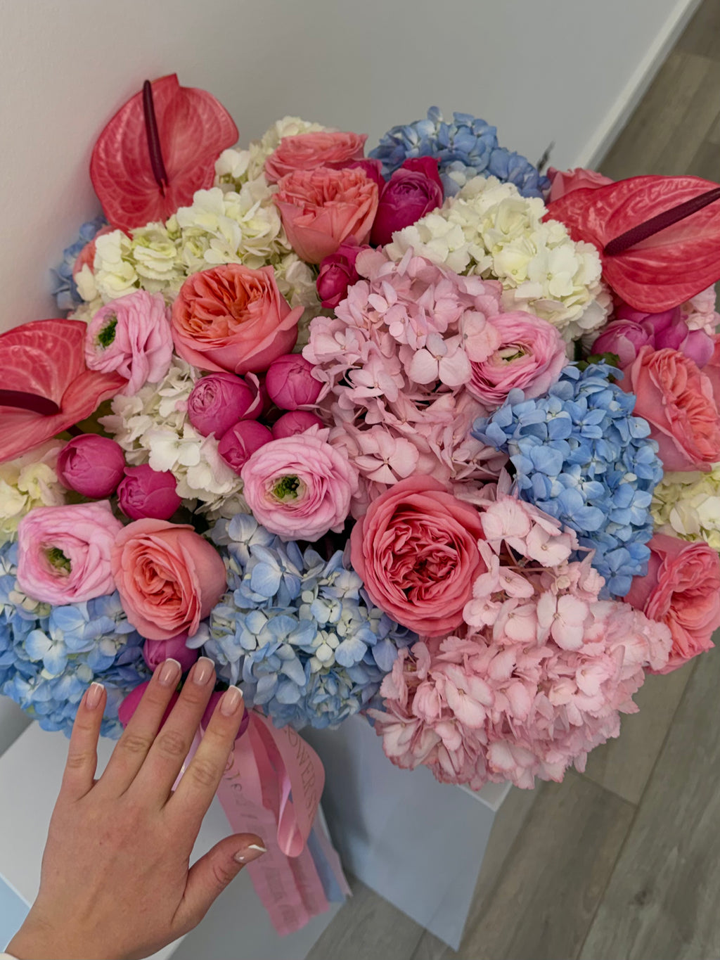 Mixed bouquet "Pink Cloud"