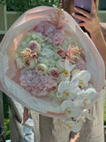 Mix bouquet with hydrangeas, Xpressions roses and orchids