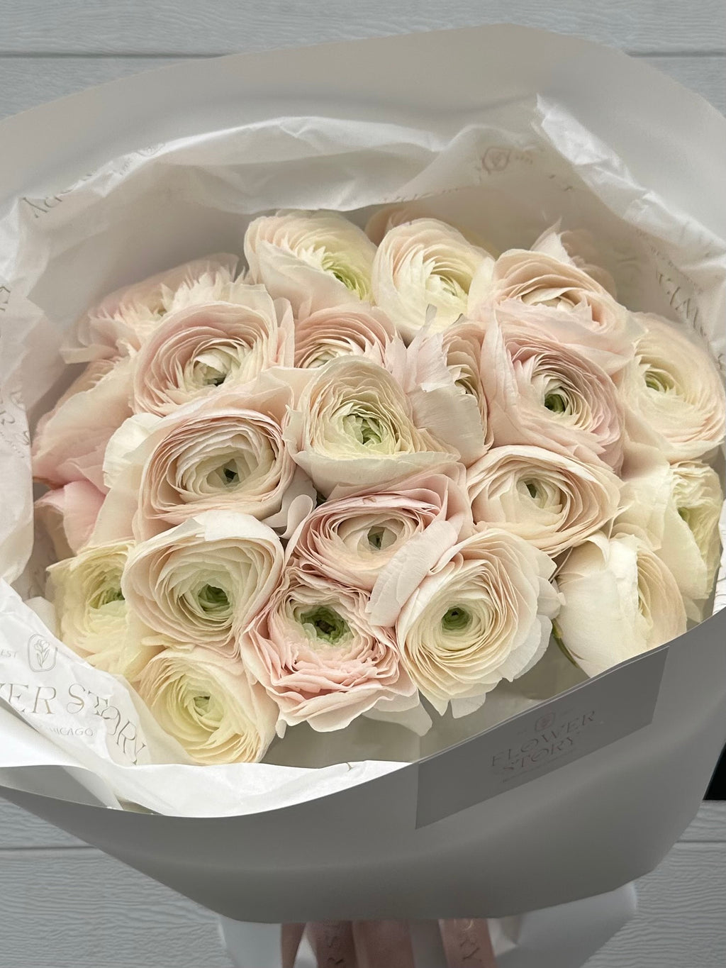 Charming bouquet of ranunculus