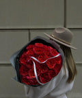 Mono bouquet of Dark Expression roses